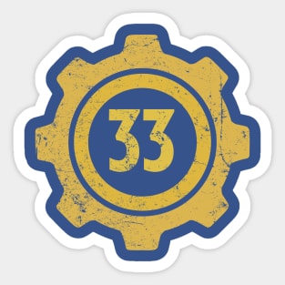 Vault 33 Sticker